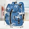 Adornori Zebra Laptop Backpack 15 Inch Travel Computer Drawstring Bag for Work Business Waterproof Lightweight Casual Daypack for Women Men,Cute view 4