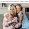 Memory Sphere,2.7 Inch Crystal HD Digital Portable Player - Digital Display Photos Sphere,forCelebration Birthday Wedding view 2