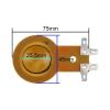 KINBZQ Universal 25.5mm Treble Coil Horn Tweeter Diaphragm Resin Film Long Frame Driver Head Stage Speaker Repair 2PCS view 2