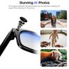 Yowow BIT AI Smart Camera Glasses 8MP Camera for Women Men, 4K Photos & 1080P Video Recording,Anti-Shake, 12H Music/Bluetooth Calls, Real-time Translation/GPT Object Recognition (Anti-Blue Light) view 3