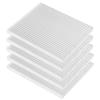 5Pcs Heat Sink CPU Cooler, Ultra - Thin Aluminum Cooling Parts, 100 X 80 X 7MM Heat Dissipation Plate for Routers, ICS, PCBs, Amplifiers, Power Supplies, with Slotted Fine Teeth De view 1