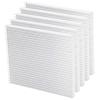5Pcs Heat Sink CPU Cooler, Ultra - Thin Aluminum Cooling Parts, 100 X 80 X 7MM Heat Dissipation Plate for Routers, ICS, PCBs, Amplifiers, Power Supplies, with Slotted Fine Teeth De view 3