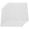 5Pcs Heat Sink CPU Cooler, Ultra - Thin Aluminum Cooling Parts, 100 X 80 X 7MM Heat Dissipation Plate for Routers, ICS, PCBs, Amplifiers, Power Supplies, with Slotted Fine Teeth De view 4