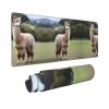 LLKGOT Alpaca's Body Display Pattern Gaming Mouse pad XXL Large Mouse Mat Long Extended Mouse Pad Desk Mat Non-Slip Rubber Mice Pads Stitched Edges Thin Pad 31.5 x 11.8 x 0.12 in view 2