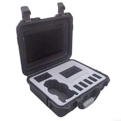 INNVO Waterproof Hard Case for DJI Mini 5 Pro  Fits Fly More Combo & 6 Batteries, RC2/RC-N3 Sticks-On Storage, IP67 Rugged Drone Suitcase with Shoulder Strap, Air Valve & Mesh Pocket Black