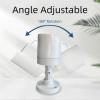 WEISUYUUS Fake Security Camera with Flashing Red LED Light 180 Degree Rotation Compact Design Cameras for Home Theft Prevention view 3