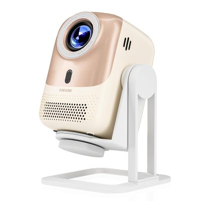 40"-120" Smart Mini Projector with Android TV, 4K Supported 1080P Portable Outdoor Movie Projector, Auto Keystone, WiFi 6 & Bluetooth 5.2
