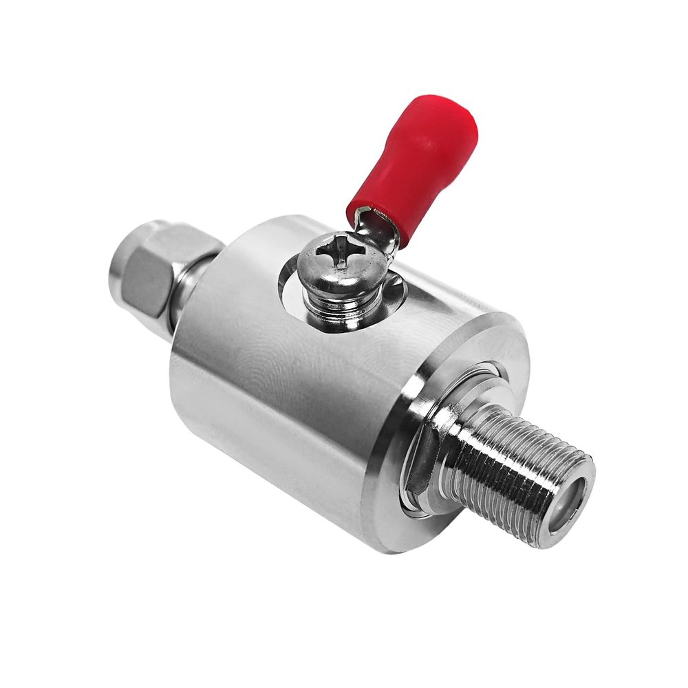 0-3GHz 50 Ohm F Male to F Female Surge Arrester Protector - Lightning Arrestor with Low RF Insertion Loss
