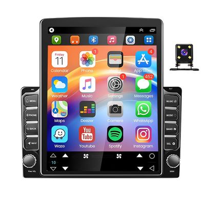 2+64G 9.7" Android 14 Double Din Car Stereo Radio for Jeep Commander 2006-2010 with Wireless CarPlay & Android Auto Bluetooth Touchscreen Head Unit,GPS Navigation Mirror Link Backup Camera FM DSP SWC