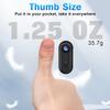 POV 4K Pro Waterproof Capture Camera, New Ultra Wide Angle Thumb Pocket Action Cam, Video Record Night Vision Waterproof with 128G Card for Motorcycle, Bike, Travel, Pet Walk (128G 1080P White) view 3