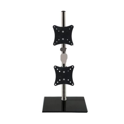 ADBWEKKF Dual-screen monitor stand with horizontal and vertical rotation, 17-32 inch multi-functional(17-24inches-600mmhigh)