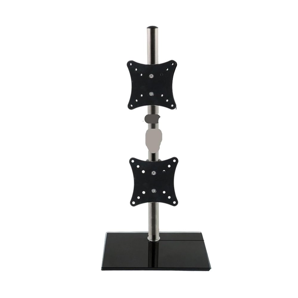 ADBWEKKF Dual-screen monitor stand with horizontal and vertical rotation, 17-32 inch multi-functional(17-24inches-600mmhigh)