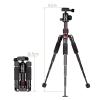 Tripod, MINI Portable Tripode Lightweight Travel Stand Tabletop Video Mini Tripod with 360 Degree Ball Head for Camera DSLR,for Parts(Red) view 2