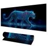 HOMETITUTE XL Mouse Pad Gaming Mousepad 31.5x11.8 Inch Neon Leopard Night Art Non-Slip Keyboard Desktop Protector Mat Diatomite Large Mouse Pad for Home and Office Desk Accessories view 1