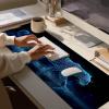 HOMETITUTE XL Mouse Pad Gaming Mousepad 31.5x11.8 Inch Neon Leopard Night Art Non-Slip Keyboard Desktop Protector Mat Diatomite Large Mouse Pad for Home and Office Desk Accessories view 4