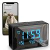 1080P WiFi Security Camera with Clock Indoor Nanny Cam Featuring Motion Detection & Night Vision for Baby & Pet Monitoring view 1