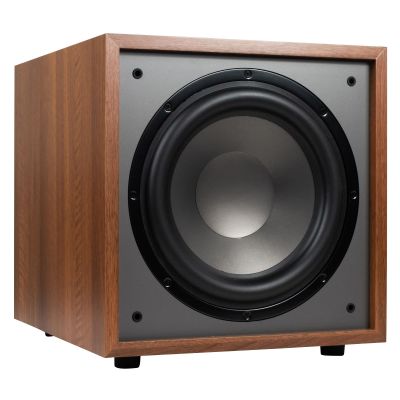 Dayton Audio Classic CS1200 12" 200W Powered Subwoofer with Class-D Amplifier, Deep Bass and Clean Design for Home Theater & Music Wood