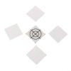 100 Pcs Acrylic Reflective Target Plates for Total Station, 0/30/40/50/60mm, for Bridge, Building, and Subway Construction Monitoring and Surveying(3cm*3cm) view 3