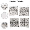 100 Pcs Acrylic Reflective Target Plates for Total Station, 0/30/40/50/60mm, for Bridge, Building, and Subway Construction Monitoring and Surveying(3cm*3cm) view 4