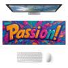HOMETITUTE XL Mouse Pad Gaming Mousepad 31.5x11.8 Inch Vibrant Passion! Graffiti Art Non-Slip Keyboard Desktop Protector Mat Diatomite Large Mouse Pad for Home and Office Desk Accessories view 1