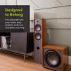 Dayton Audio Classic CS1000  10" 180W Powered Subwoofer with Class-D Amplifier, Deep Bass and Clean Design for Home Theater & Music  Wood view 3