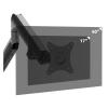 ADBWEKKF Monitor stand with gas spring cantilever and table clamp(Black) view 2