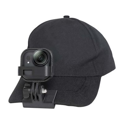 3D Printing Hat Brim Mount for Insta360 GO Ultra, Non Slip Lightweight Adjustable Bracket, Sport Camera 360 GO Ultra Expansion Accessories.