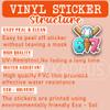 (3Pcs) Funny Baseball 67 Ice Cream Drip Stickers Baseball Drip Number 67 Player Six Seven Meme Sports Humor Vinyl Decal Waterproof Sticker for Water Bottle, Tumbler, Laptop, Phone Case, 3" x 2.9" view 3