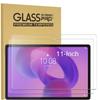 2-Pack Designed for Lenovo Idea Tab 11" 2025 / Lenovo Tab M11 / Lenovo Tab K11 LTE 11" 2024 (TB336FU, TB336ZU,TB330FU, TB330KU) Tempered Glass Screen Protector, Ultra Clear, Anti Scratch,Bubble Free view 1