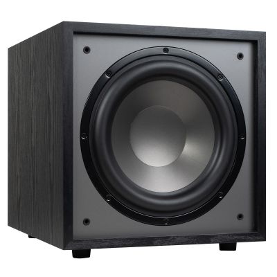 Dayton Audio Classic CS1200  12" 200W Powered Subwoofer with Class-D Amplifier, Deep Bass and Clean Design for Home Theater & Music  Black