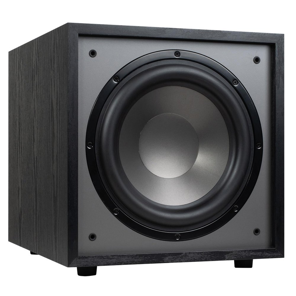 Dayton Audio Classic CS1200  12" 200W Powered Subwoofer with Class-D Amplifier, Deep Bass and Clean Design for Home Theater & Music  Black