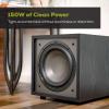 Dayton Audio Classic CS800  8" 150W Powered Subwoofer with Class-D Amplifier, Deep Bass and Clean Design for Home Theater & Music  Black view 2