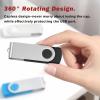 Custaro 300 Pack Bulk Custom Swivel USB Flash Drive 16GB, Personalized with Your Logo and Text, for Company Gifts view 4