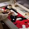 HOMETITUTE XL Mouse Pad Gaming Mousepad Abstract Red Black White Design 31.5x11.8 Inch Non-Slip Keyboard Desktop Protector Mat Diatomite Large Mouse Pad for Home and Office Desk Accessories view 4