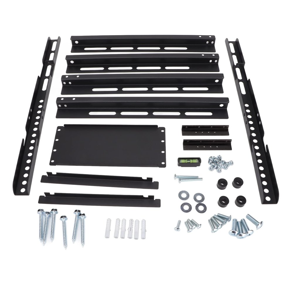 Fixed TV Wall Mount Bracket CT9004, Universal TV Wall Mount for 22 to 75 Inch Screens, High Strength SPCC1.2 Steel Plate with 50kg/110.2lb Capacity, Flat Low Profile Mounting Brack