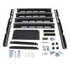 Fixed TV Wall Mount Bracket CT9004, Universal TV Wall Mount for 22 to 75 Inch Screens, High Strength SPCC1.2 Steel Plate with 50kg/110.2lb Capacity, Flat Low Profile Mounting Brack view 1