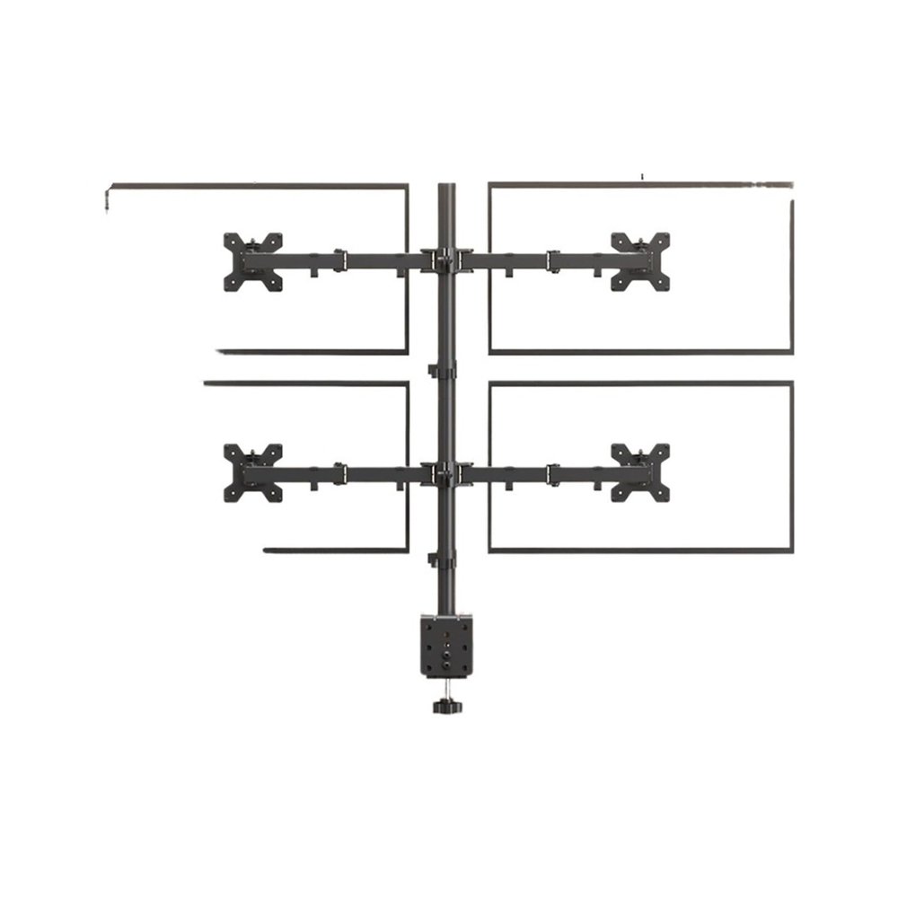ADBWEKKF Monitor stand with dual-port rotating and lifting mechanical arm(Base with four screens)