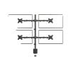 ADBWEKKF Monitor stand with dual-port rotating and lifting mechanical arm(Base with four screens) view 1