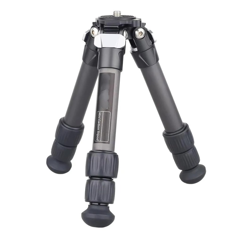 Tripod, Load 10kg Mini Tabletop Tripod 10-Layer Carbon Fiber Compact Desktop for Digital DSLR DV Video,for Parts(Only Tripod)