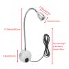 Asixxsix 2 Set Wall Mounted LED Reading Light, 3W 3000K Warm Light Night Light with Flexible Gooseneck and 360 Rotatable Head, Non Flicker Lighting for Bedroom Office Dormitory (US Plug) view 2