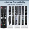 2 Pack AKB76040302 LG TV Remote Control Replacement for Smart TV - Easy Setup Remote, Streaming Shortcuts - Works with LG 4K, UHD, LED, OLED Smart HDTV Models (AKB75095307, AKB74915305, AKB75855501) view 3