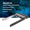 2.5in Hard Drive Tray , SAS SATA HDD Tray Adapter Bracket, Stable Silver Black ABS Metal Hard Drive Converter Cage for Servers BL460c G6 DL380 G7 view 3