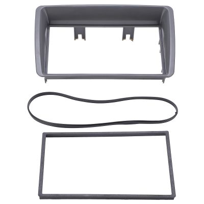 2Din Car Stereo Radio Fascia Center Control CD Dash Panel Frame for Panda 20032012, ABS Replacement Trim, Easy Fit - Durable Upgrade, Seamless Integration, Ideal for Dashboard