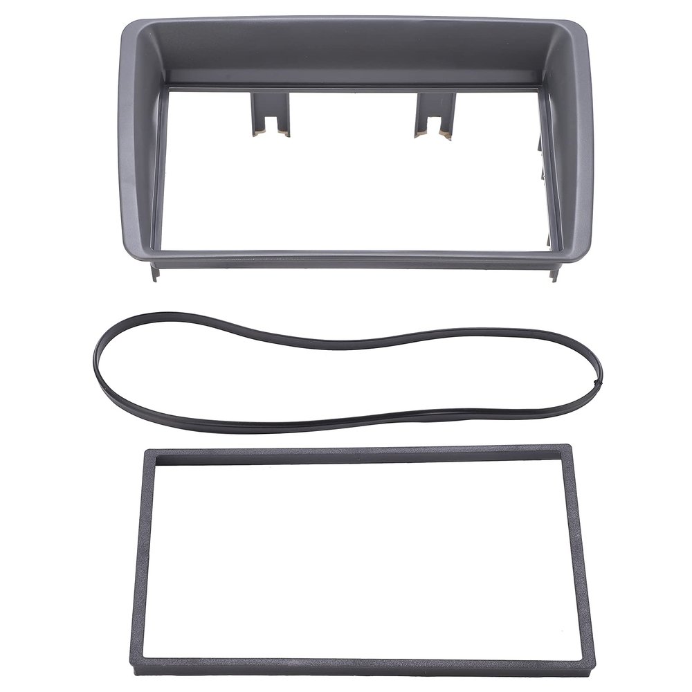2Din Car Stereo Radio Fascia Center Control CD Dash Panel Frame for Panda 20032012, ABS Replacement Trim, Easy Fit - Durable Upgrade, Seamless Integration, Ideal for Dashboard