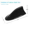 Car Shark Fin Antenna Cover for BMW 8 Series G15 2018 2019 2020 2021 2022, Shark Antenna Plastic Car Roof Decoration Antenna Cover Car Accessories,Black view 2