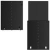 AVTEQ AVT-BB400-90 DynamiQ BalanceBox 400 Height Adjustable Display Wall Mount, Black Powder Coat Finish, Supports a Single Display Up to 152 lbs, 42-86" Display Size, Vertical Movement Up to 15.75" view 1