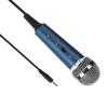 Ailgely Sensitive Cardioid Wired Microphone, 3.5mm Plug and Play, Realtime Monitoring, Metal Shell, TEP Wire, Record Anytime, Anywhere, UShaped Audio Adapter for Karaoke, Computer (Blue) view 2