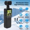 Fydun 4K Action Camera, 1.31 Inch HD Screen Anti Shake Sports Camera with 180 Degree Rotating Lens, 1/4 Inch Screw Hole Back Clamp for Cycling Outdoor view 4
