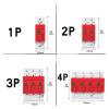 1 pcs 1-4P Surge Protector Device Series 40-80KA 60-100KA Arrester Electric House Protective Low-Voltage Lightning Protection(3,80KA) view 3