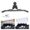 JINLE-FUN Motorcycle GPS Mount Navigation Plate Bracket Windshield Phone Stand Adapter Holder Compatible with Yamaha TDM 900 TDM900 2002-2011(Type 1) view 2
